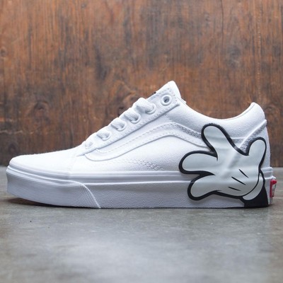 mickey true white vans