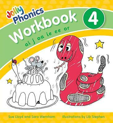 Jolly Phonics Workbook 4: in Precursive Letters (British English edition) by ...