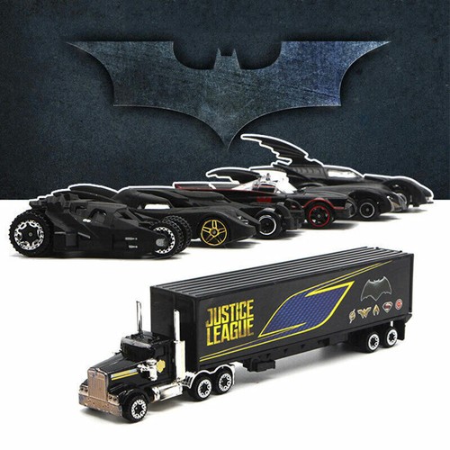 7PCS Batman Theme Batmobile & Truck Kids Diecast Vehicle Toys Model Car Gifts - Picture 2 of 10