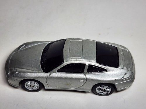 Maisto PORSCHE 911 Carrera 4S Silver Gray 1:64 Exotic Sports Toy Diecast Car - Picture 8 of 9