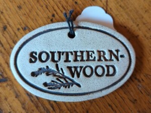 Southern Wood Plant Garden Marker Terracotta Stone 3.75" X 2.5" Made In Canada