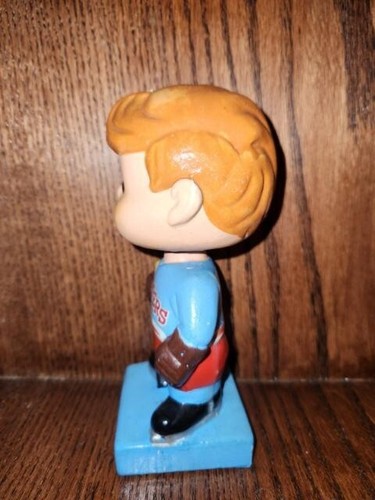New York Rangers Black Decal Hockey Nodder Bobbing Head Bobble Head Original - Picture 3 of 8