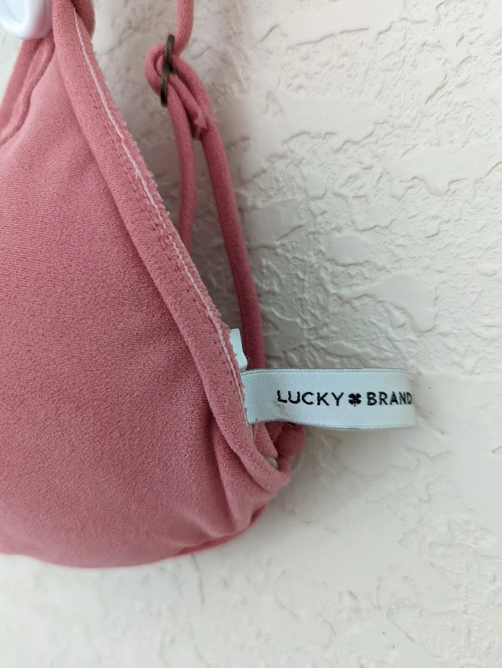 Traje de baño de gamuza Lucky Brand con triángulo de natación, talla S Foto 4 de 4