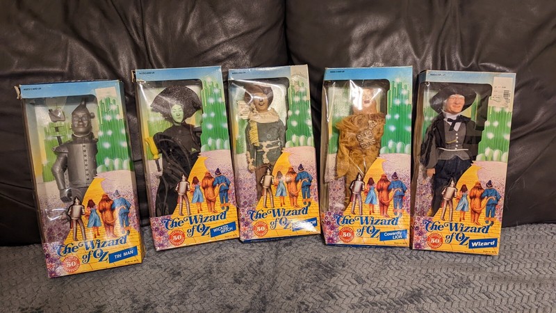 The Wizard Of Oz 50th Anniversary Doll/Figure Set Of 5