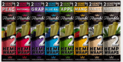 Humble Flavored Herbal Papers Wraps Mixed Flavor Lot 8/2ct Packs