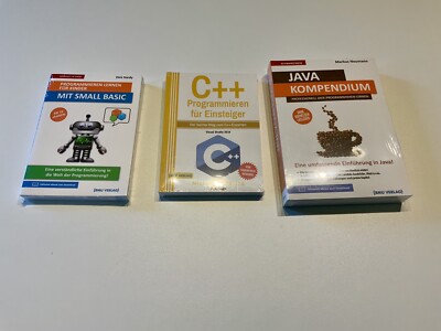 Neumann Java Kompendium, Bonacina C++, Hardy Small Basic neuwertig OVP