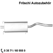 für Mercedes Viano Vito CDI 3,0 W639 SWB Mitteltopf Auspuff Auspuffanlage neu a*