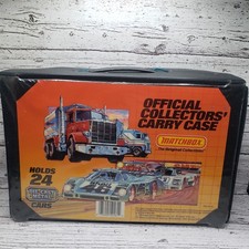 Vtg 1983 Matchbox Official Collectors' Carry Case Holds 24 Cars FILLED LOOK