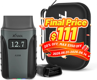 2026 XTOOL A30M V2.0 OBD2 Scanner Kit Wireless Bidirectional Diagnostic Tool