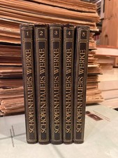 Arthur Schopenhauer - Sämmtliche Werke in fünf Bänden. In 5 Bänden, komplett.