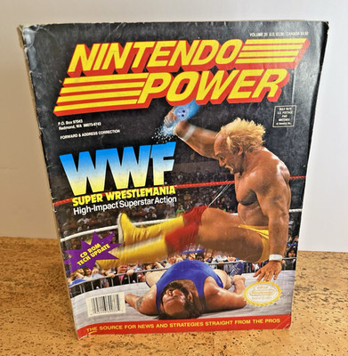 Nintendo Power(magazine, 1992) Vol. 35, April, Hulk Hogan Cover, Missing Poster
