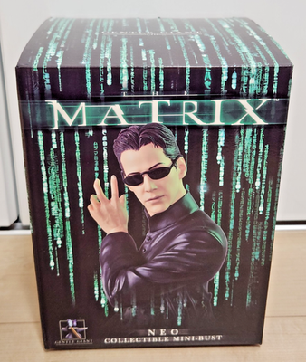 Gentle Giant Matrix Revolutions Neo Mini Bust Statue #818/1500 w