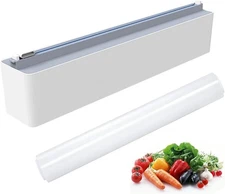 Aluminum Foil & Plastic Wrap Dispenser with 40m plastic wrap 