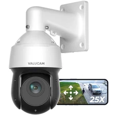VALUCAM 25X 8MP Zoom 360 PTZ IP Camera Auto Tracking Face detection Outdoor IP66