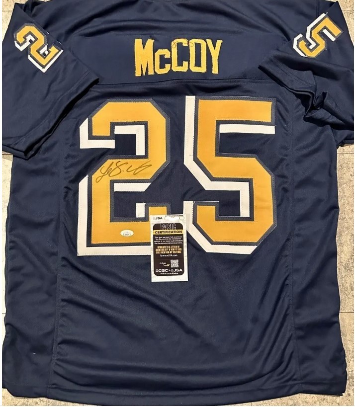 LeSean McCoy Autographed Signed Pitt Panthers PITTSBURGH PANTHERS JERSEY JSA COA 