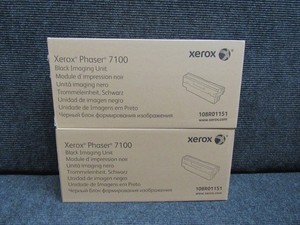 LOT OF 2! GENUINE XEROX 108R01151 (PHASER 7100) BLACK IMAGING UNIT