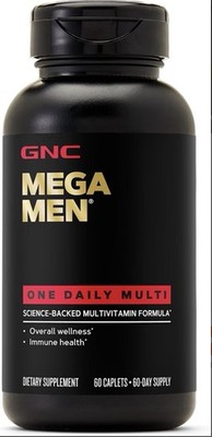 GNC Mega Men One Daily Multivitamin 60 Count Men s Vitamins 60 Servings New