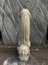 Phallus griechisch Azteken Symbol Penis aus Kunst Sandstein im Antik Look H 89
