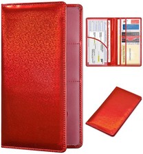 Car Registration and Insurance Card Holder,Glitter Leather Vehicle Glove Box ...