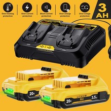 20V FOR DEWALT 20 Volt MAX Lithium-Ion Battery / Charger DCB203 DCB206-2 DCB207