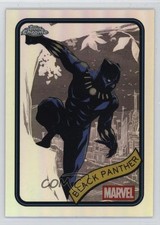 2025 Topps Chrome Marvel Comics Refractor Black Panther #136 1b3b