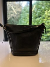 mulberry  Camden  goat leather black shoulder handbag