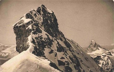 Zinalrothorn Zinalrothorn Cervin Matterhorn summit snow glacier rock wall Alp