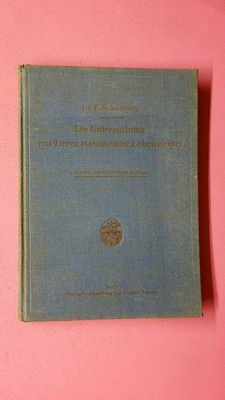 240429 Professor Dr. F. Schönberg DIE UNTERSUCHUNG VON TIEREN STAMMENDER