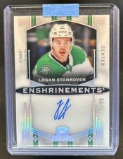 2024-25 Upper Deck The Cup Logan Stankoven Enshrinements RC Auto #/99 Stars