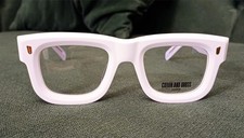 cutler and gross glasses mod. 1402 made in Italy white color old school shade