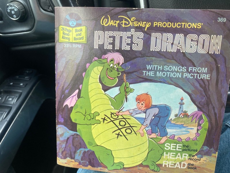 Walt Disney See Hear Read Book & 33 1/3 RPM Record Pete's Dragon New Sealed 1977
