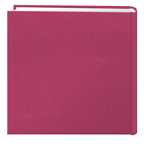 Álbum de fotos rosa brillante cubierta de tela 4x6 contiene 200 fotos área de notas archivo... Foto 2 de 4