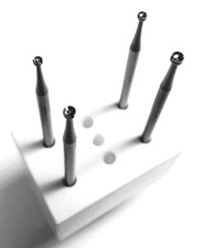 Wire Rounder Burs Twin Cut Cup Burs Fast Clean Cutting Set of 4 Burs for 14-20ga