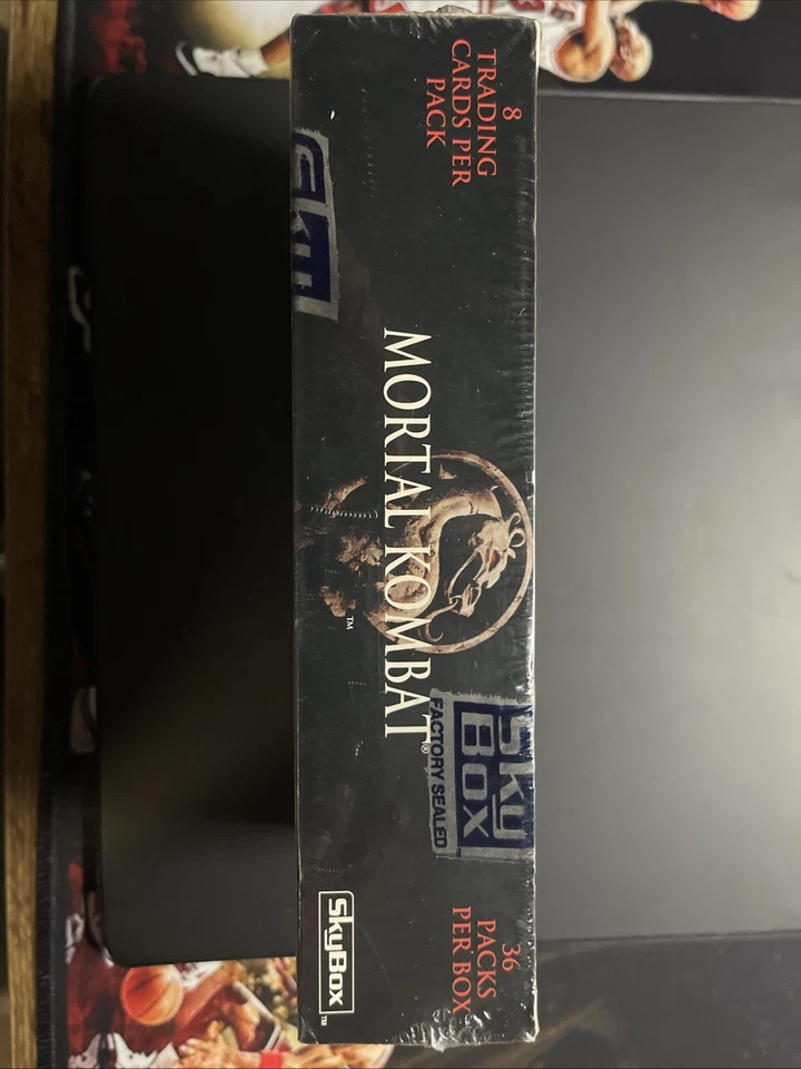 1995 Skybox MORTAL KOMBAT lacrado de fábrica caixa com 36 pacotes - ULTRA RARO COLECIONÁVEL! - Imagem 4 de 4