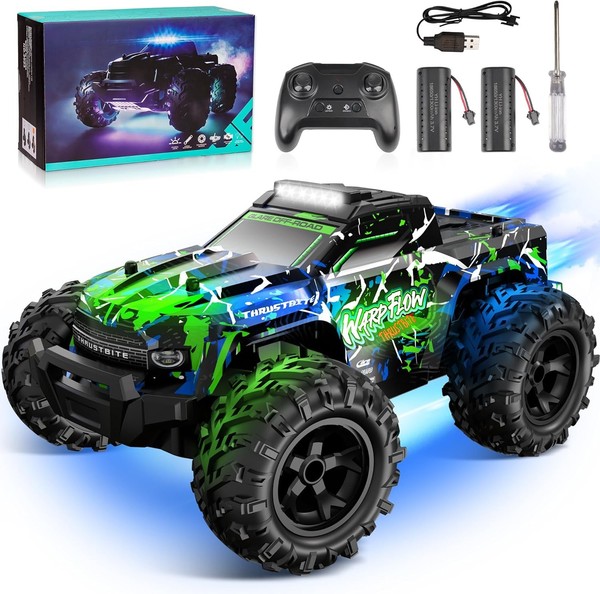 Ferngesteuertes Auto - 1:18 Rc Auto Hochgeschwindigkeits Led-Licht 25 Km/H Mit-image