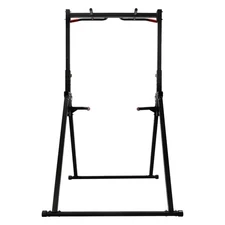 Adjustable Pull Up Bar Dip Station for Home Gym Strength Training Workout 440lbs