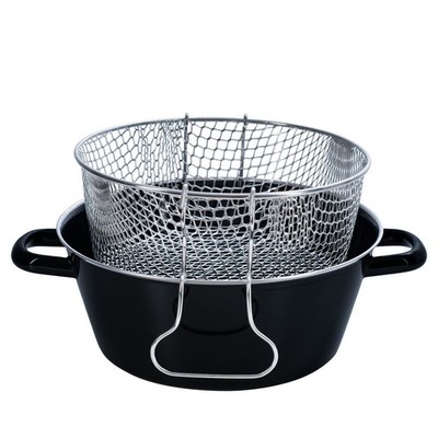 Riess Classic Schwarzemaille Bratpfanne Pfanne Servierpfanne