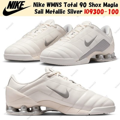 Nike WMNS Total 90 Shox Magia Sail Metallic Silver IO9300-100 Women's Size