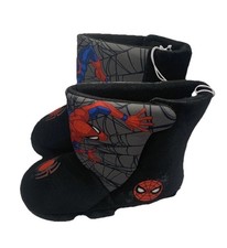 Marvel SpiderMan Boots Slippers Size Kids 13 /1 NWT