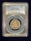 1853 25C Arrows and Rays PCGS 🔥⭐️ G06 Liberty Seated Quarter Popular Type Coin