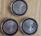 American Eagle 1 oz Silver Coin Uncirculated US Mint 2014 2015 2023 Lot of 3