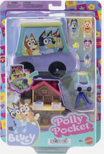 Polly Pocket Micro Bluey Compact Playset Including 7 Accessories Bluey Bingo