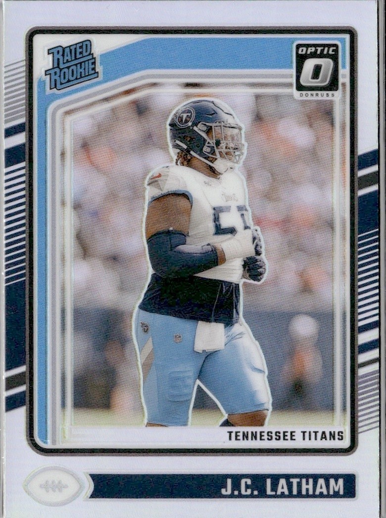 2024 Panini Donruss Optic J.C. Latham #234 Silver RC