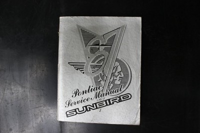 Pontiac Sunbird Service Manual 1979 GM Shop Repair Book