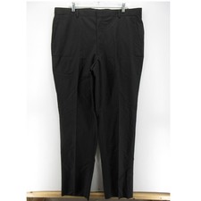 Brooks Brothers Pants Men 42 Black Trousers Straight Luxury Poplin USA Made NEW