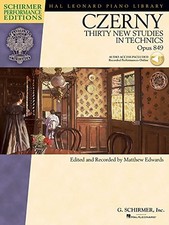 CARL CZERNY - THIRTY NEW STUDIES IN TECHNICS, OP. 849: By Matthew Edwards *NEW*