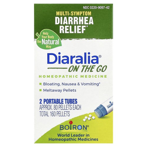 Diaralia® On The Go, 2 Portable Tubes, Approx. 80 Pellets Each