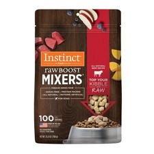 Instinct Raw Boost Mixers,Freeze Dried Dog Food Topper,Grain Free,Beef,25oz
