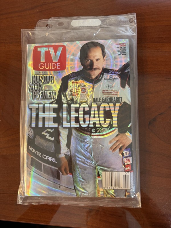 Vintage TV Guide 2002 February 16-22 - Dale Earnhardt Sr The Legacy on Cover