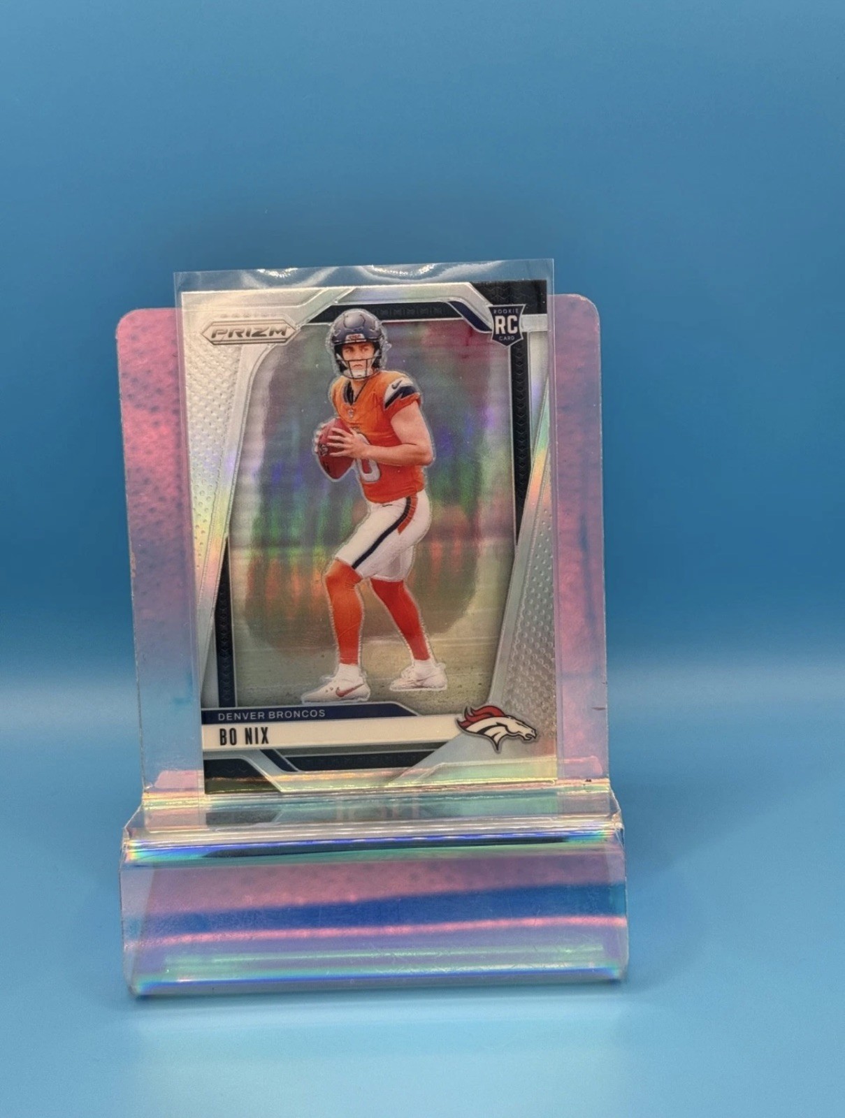 2024 Panini Prizm - Rookies Bo Nix #309 Silver Prizm (RC)